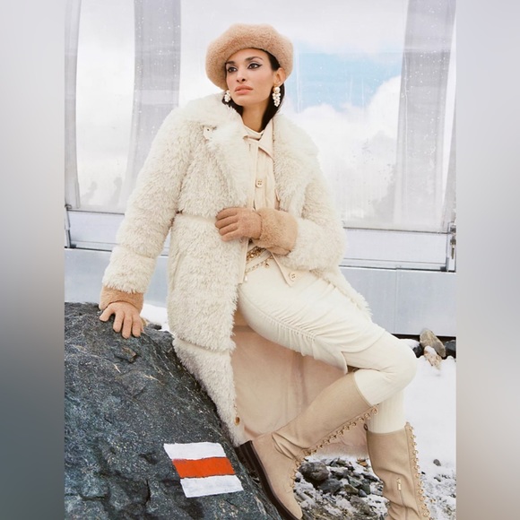 Badgley Mischka Faux Fur Coat